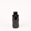 Vase cérmaique noir motif dolomite