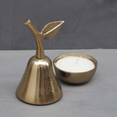 Bougie poire en laiton