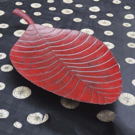 Feuille en métal rouille