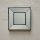 Miroir carré bords mouchetés taille 30,5 x 30,5
