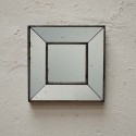 Miroir carré bords mouchetés taille 30,5 x 30,5