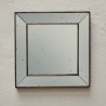 Miroir carré bords mouchetés taille 45 x 45
