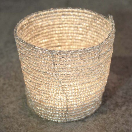 Lumignon perles argent antique