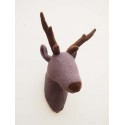Trophée cerf en feutre