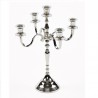 chandelier bougeoir 4 bras ALUM NICKEL