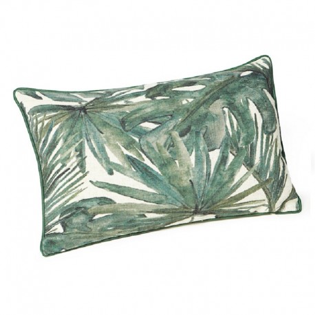 coussin motif feuillage 30 X 50 CM