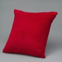 coussin rouge capiton