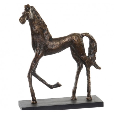 figurine cheval aluminum