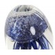Presse papier pate de verre bleu
