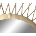 MIROIR MÉTAL SOLEIL DORÉ