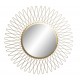 MIROIR MÉTAL SOLEIL DORÉ
