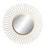 MIROIR MÉTAL SOLEIL DORÉ