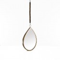 Miroir goute d'eau metal OK