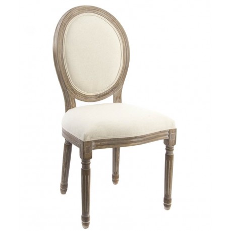 CHAISE RUBBERWOOD en lin