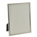 Cadre fin photo verre métal argenté