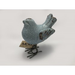 L'oiseau bleu céramique.