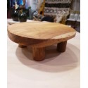 TABOURET SUPPORT EN BOIS DE TECK