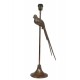 Pied de lampe Ø17,5x69 cm métal antique bronze