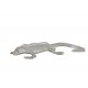 figurine REPTILE en nickel 20x10x3,5 cm
