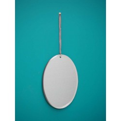 Miroir ovale à suspendre