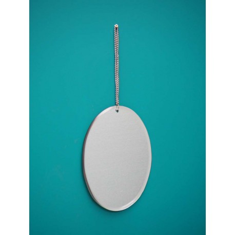 Miroir ovale à suspendre