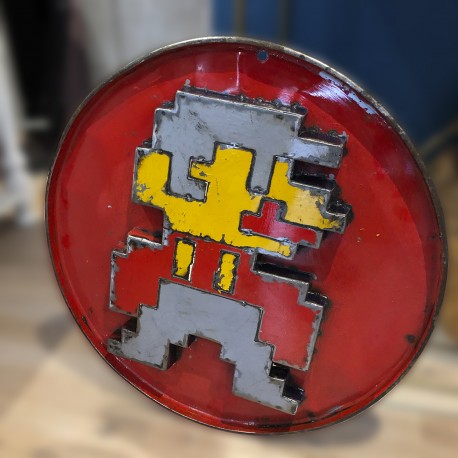 Couvercle de bidon recyclé super mario bros