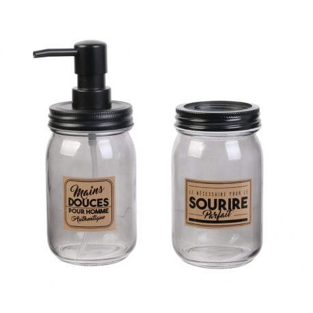 COFFRET DISTRIBUTEUR ET PORTE-BROSSE A DENTS