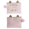 POCHETTE CHAT 15X18CM