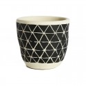 Cache pot céramique éthnique
