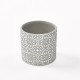 Cache pot céramique Gris