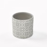 Cache pot céramique Gris