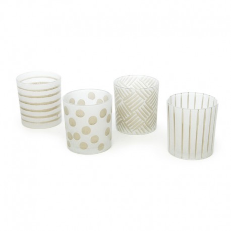 photophore verre biseauté