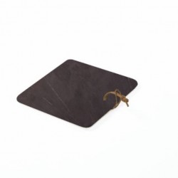 Planche de coupe en marbre noir