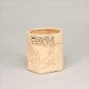 Cache pot en terre cuite paperlook petite taille